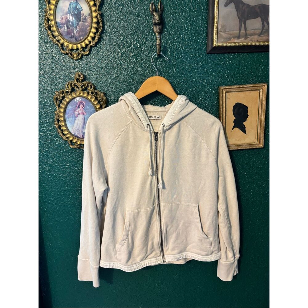 Toad And Co Oatmeal Tan Lightweight Jacket Sz Medium